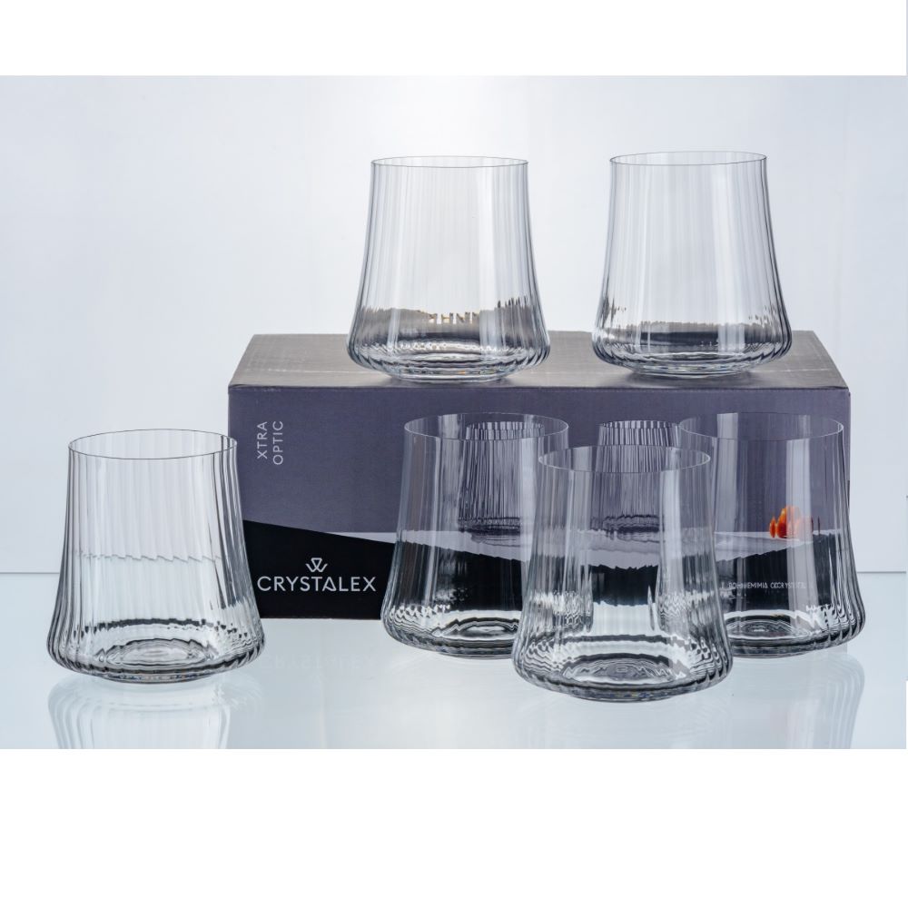 Crystalex 13.9 oh whiskey Glass 6 pk